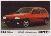 Вкладыш TURBO №133:FIAT UNO TURBO IE