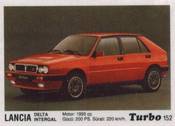 Вкладыш TURBO №152:LANCIA DELTA INTERGAL