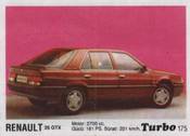 Вкладыш TURBO №175:RENAULT 25 GTX