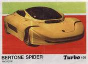 Вкладыш TURBO №199:BERTONE SPIDER