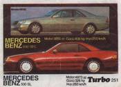 Вкладыш TURBO №251:MERCEDES-BENZ 500SL