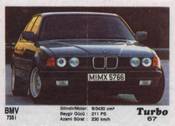 Вкладыш TURBO №67:BMW 735I